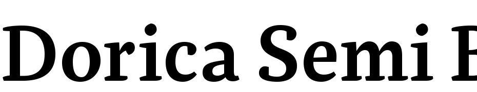 Dorica Semi Bold cкачати шрифт безкоштовно